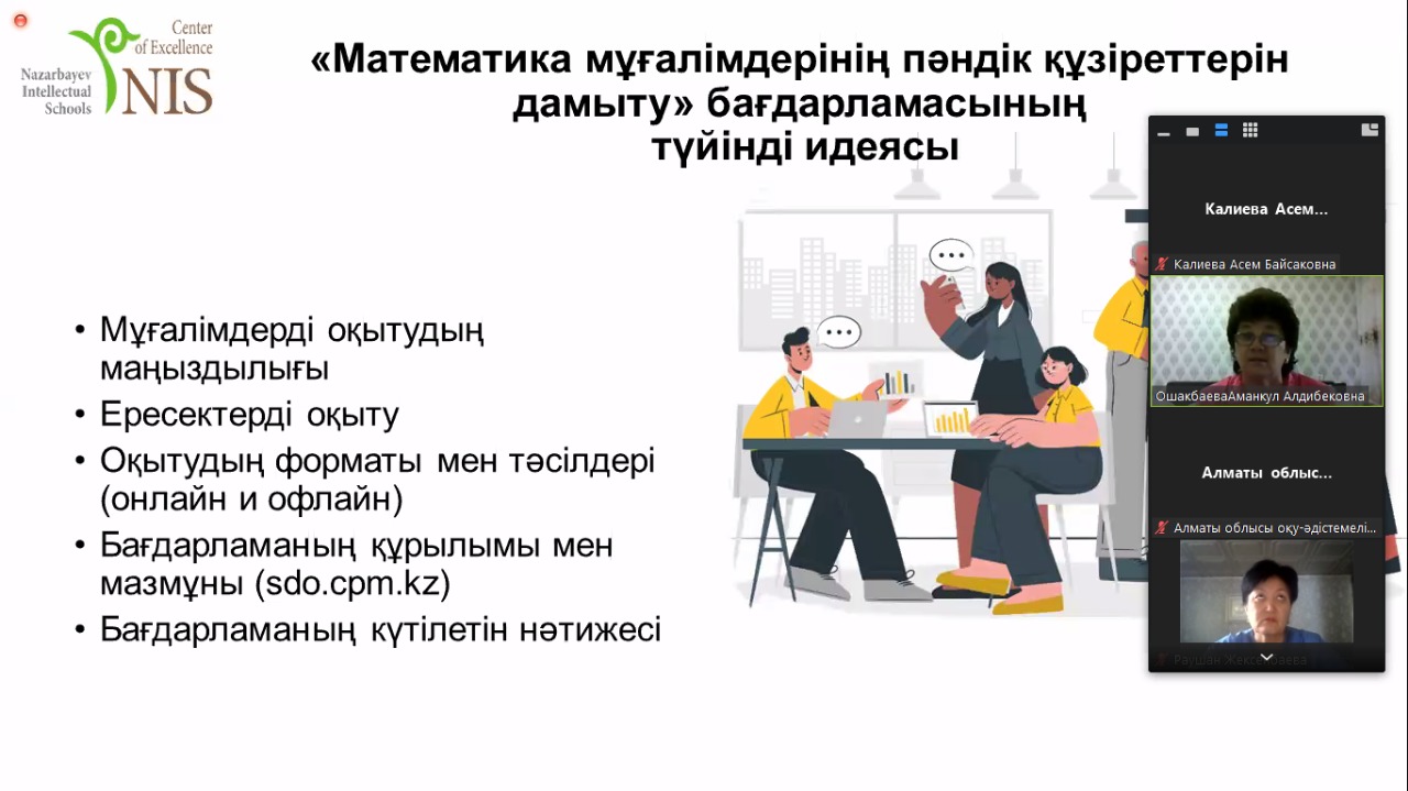 Работа тематических площадок областной августовской педагогической конференции 2021 года